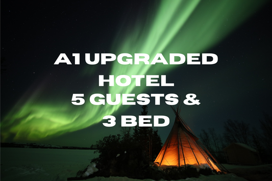 Summer A1: Upgraded Hotel: 5 Guests & 3 Beds